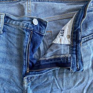 Gap Cheeky High Waisted Straight Jean Distressed